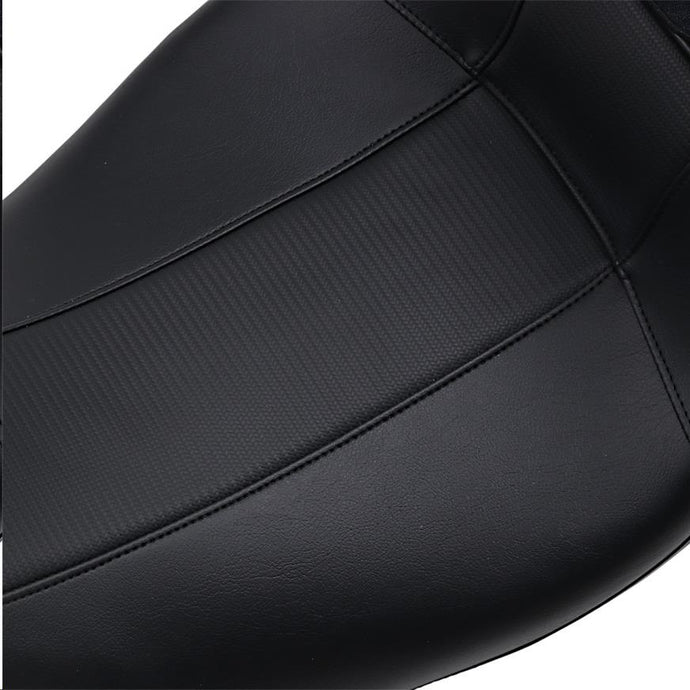 Le Pera LK-997BRGT3 Outcast GT 2UP Carbon Fiber Seat with Backrest - Black