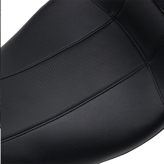 Le Pera LK-997BRGT3 Outcast GT 2UP Carbon Fiber Seat with Backrest - Black