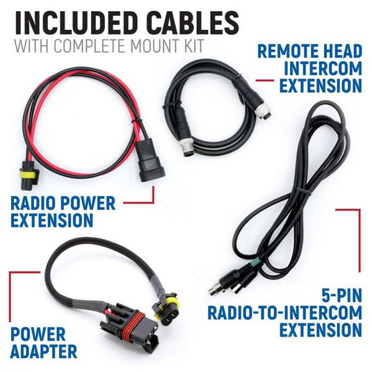 Rugged Radios XPED-RK-G1 RGD Kawasaki Complete Communication Kit