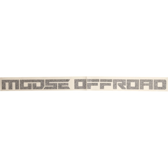 Moose Offroad 4320-2631 Moose Offroad Trailer Decal - Black - 2.5in. H x 36in. L