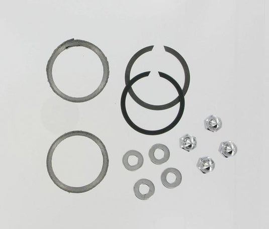 James Gasket 65324-83-KWG1 Exhaust Port Gasket Kit - Graphite Wire Gaskets and Chrome Acorn Nuts