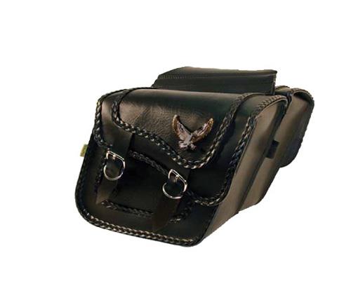 Willie & Max 58708-20 Black Magic Compact Slant & Super Slant Saddlebags