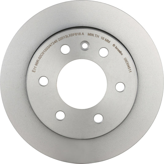 Brembo Oe 08.D045.11 BRE UV Coated OE Equiv Rotors