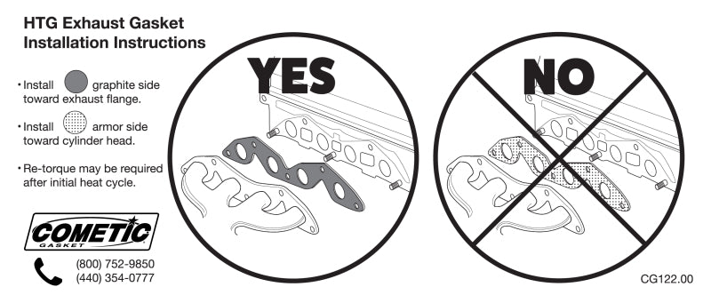 Load image into Gallery viewer, Cometic Gasket C15190HTG CG Exhaust Gaskets
