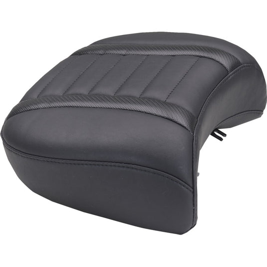 Mustang 88420 Deluxe Touring Wide Passenger Seat - Black Stitching