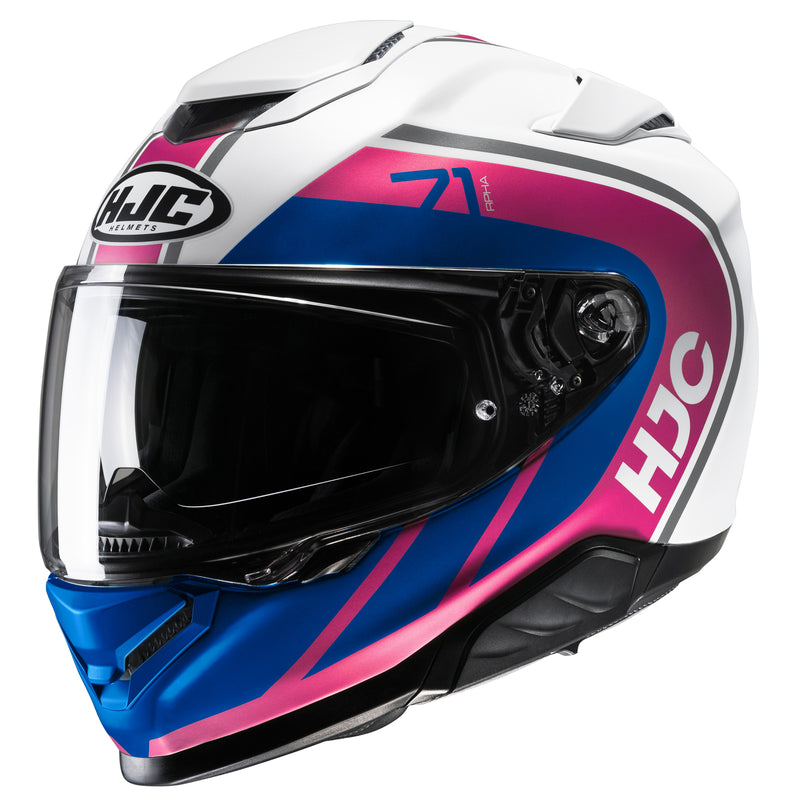 HJC RPHA 71 Mapos Helmet Semi-Flat Blue/Pink (MC-28SF) Pink