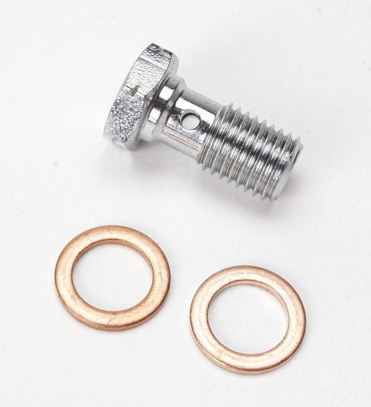 Goodridge P992-03-32CH Universal Single Banjo Bolt - 10mm x 1.25mm - Chrome
