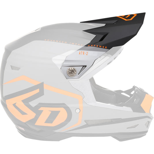 6D Replacement Visor for ATR-2 Delta Helmets - Neon Orange