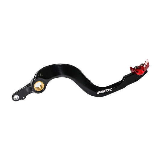 Rfx FXRB 10401 99RD Pro Series Rear Brake Pedal with Solid Tip - Red