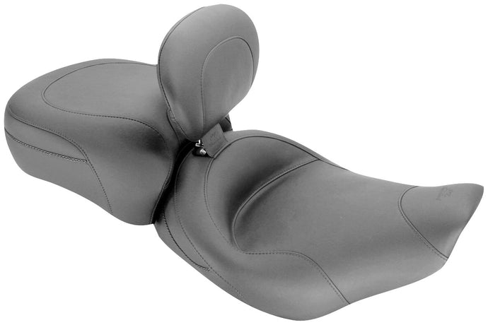 Mustang 79100 Wide Vintage Solo Seat with Driver Backrest