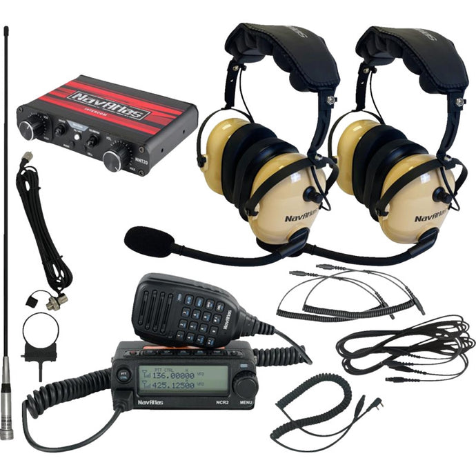 Navatlas NI2ROHBE2 Wide Kit with Over the Head Headset - Two Premium Headsets - Beige