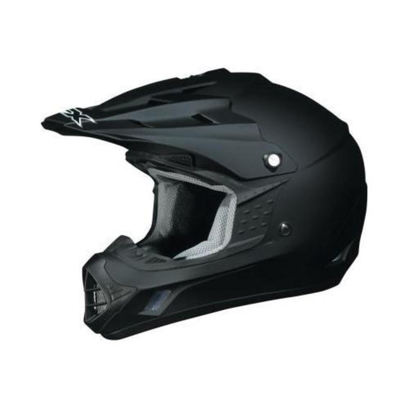 AFX FX-17 Solid Helmet Flat Black Black