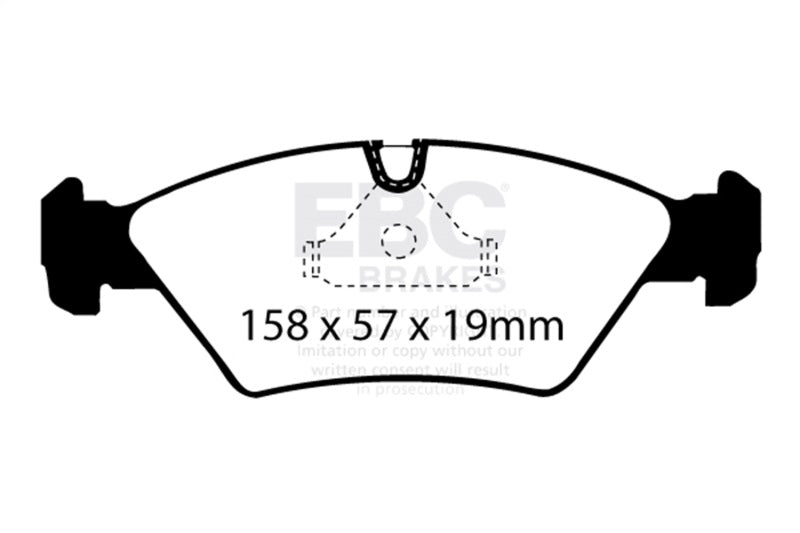 Load image into Gallery viewer, Ebc DP3414C EBC Redstuff Brake Pad Sets
