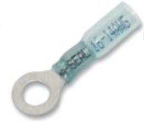 Namz NIS-19164-0026 Heat Shrink Ring Terminal for 14-16 Gauge Wire(0.25in.)