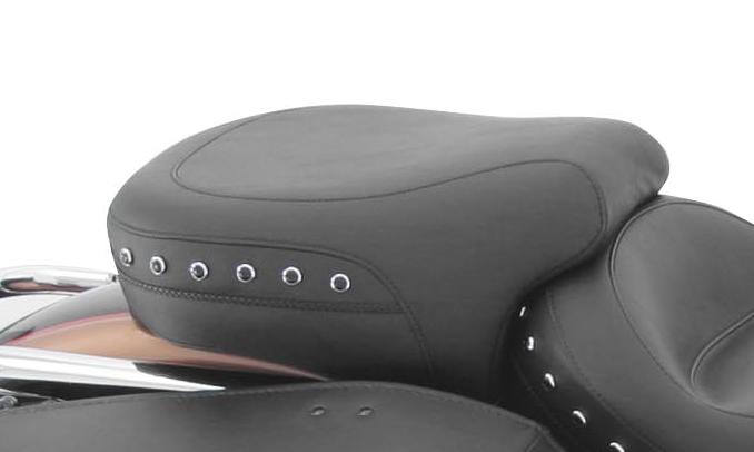 Mustang 75579 Studded Wide Rear Seat - Black Studs