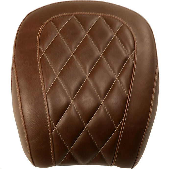 Mustang 83006 Wide Tripper Solo Seat - Diamond Stitch - Brown