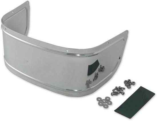 Drag Specialties 1405-0221 Front Fender Skirt - Smooth - Chrome