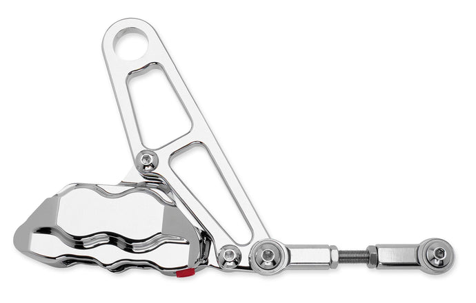 Hawg Halters FKHSCC100 4 Piston Front Brake Caliper Kit - Chrome
