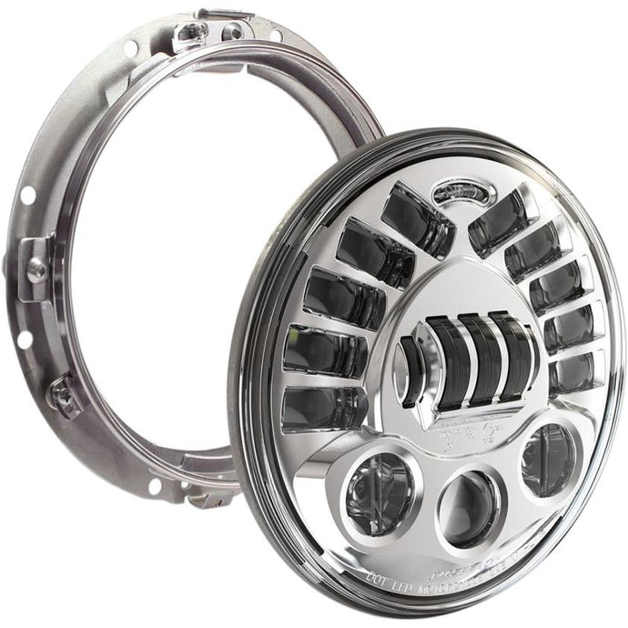 Custom Dynamics PB-7A-13-C 7in. Probeam Adaptive Headlamp - Chrome