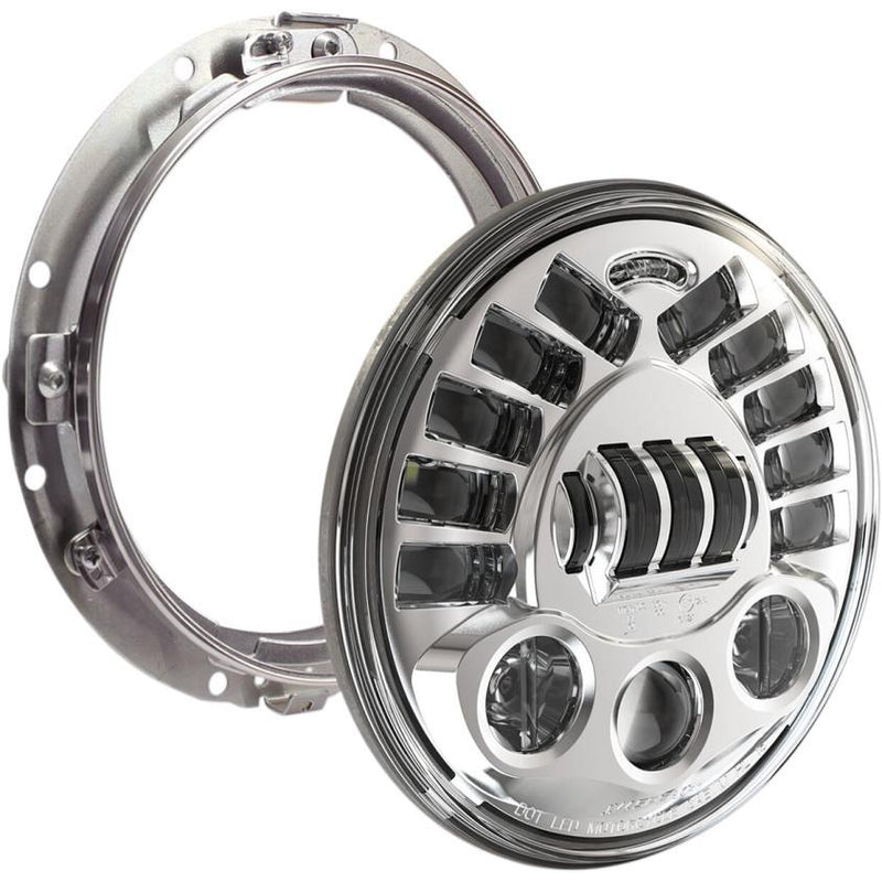 Custom Dynamics PB-7A-13-C 7in. Probeam Adaptive Headlamp - Chrome