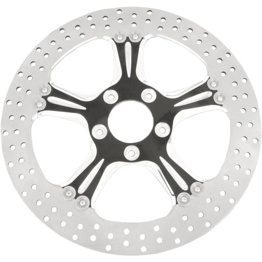 Performance Machine 0133-1800WRAS-BMP Wrath 11.8in. Two-Piece Brake Rotor - Contrast Cut