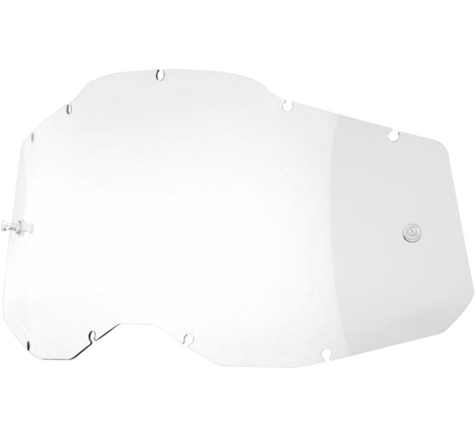 100% Lens for Racecraft 2/Accuri 2/Stratus 2 Goggles - Clear