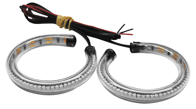 New Rage Cycles RAGE-360-37 Rage 360 LED Front Turn Signal - 37mm - Clear