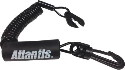 Atlantis A8130P Performance Floating Lanyards - Black - Yamaha
