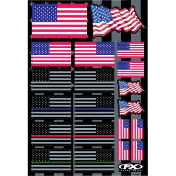 Factory Effex 27-68000 Sponsor Sticker Kit