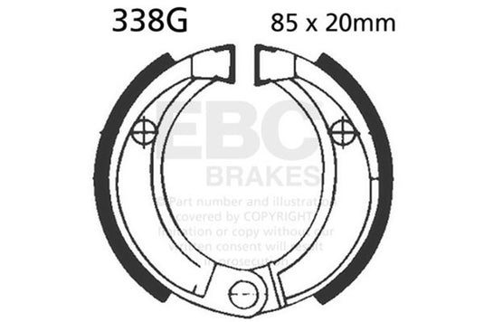 Ebc Powersports 338G EBC HH Sintered Brake Pads