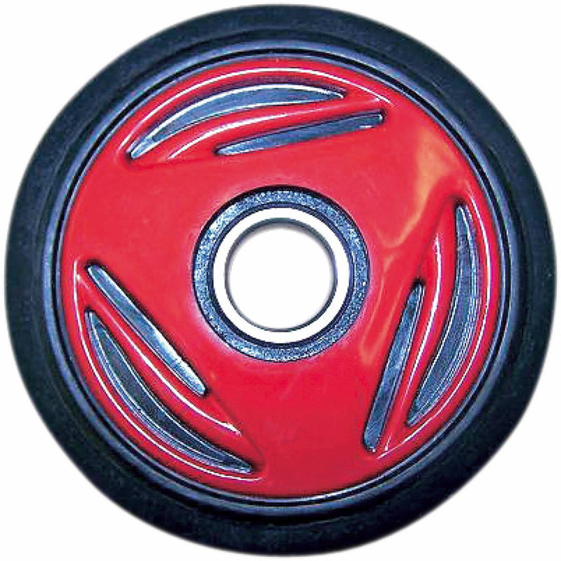 Load image into Gallery viewer, Parts Unlimited 4702-0033 Colored Idler Wheel - 165mm (No Insert) - Red
