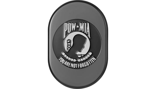 Figurati Designs FD55-AC-BLK-LT Antenna Cover - Black with POW-MIA
