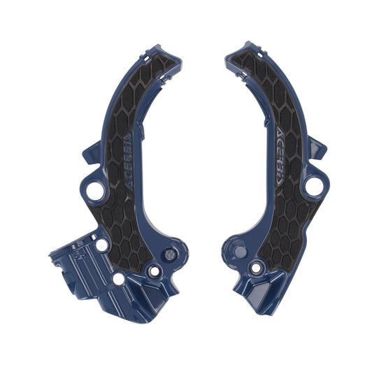 Acerbis 2985891034 X-Grip Frame Guard - Blue/Black