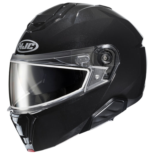 Hjc i91 Snow Helmet with Dual-Lens Shield (Medium, Black)