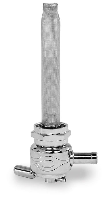 Pingel 6311-CF Single Outlet Reserve Valve Round Flamed Design Petcock