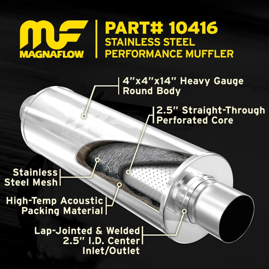 Magnaflow 10416 MAG SS Muffler