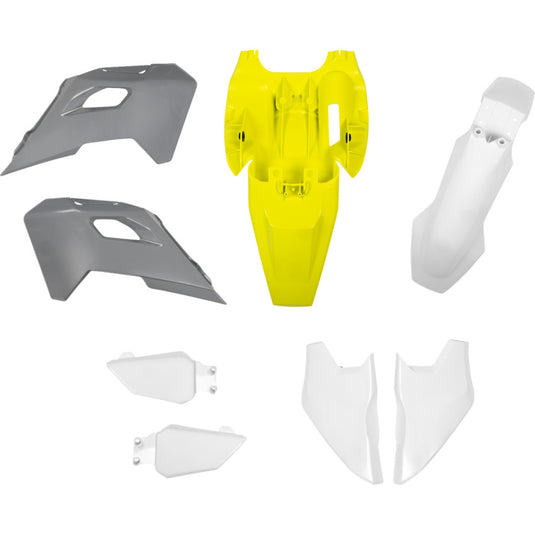 Acerbis 2987298211 Plastic Kit - 25 OEM Gray/Yellow/White