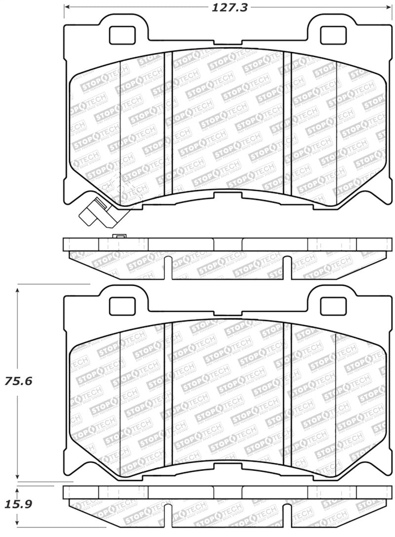 Load image into Gallery viewer, Stoptech 305.13460 ST Street Brake Pads
