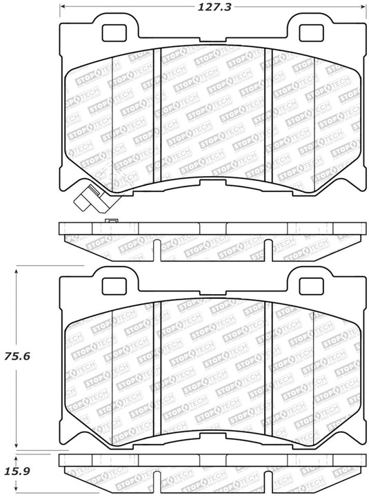 Stoptech 305.13460 ST Street Brake Pads