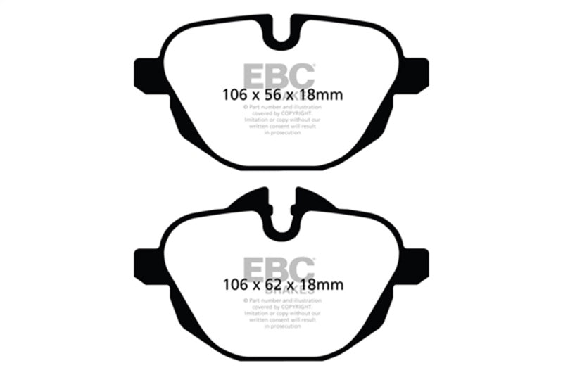 Load image into Gallery viewer, Ebc DP22047 EBC Greenstuff Brake Pad Sets
