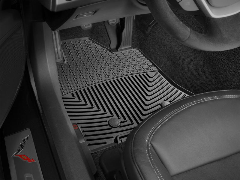 Load image into Gallery viewer, Weathertech W352 WT Rubber Mats - Front - Blk
