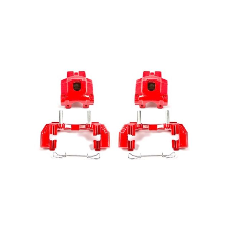 Load image into Gallery viewer, Powerstop S4818 PSB Red Calipers
