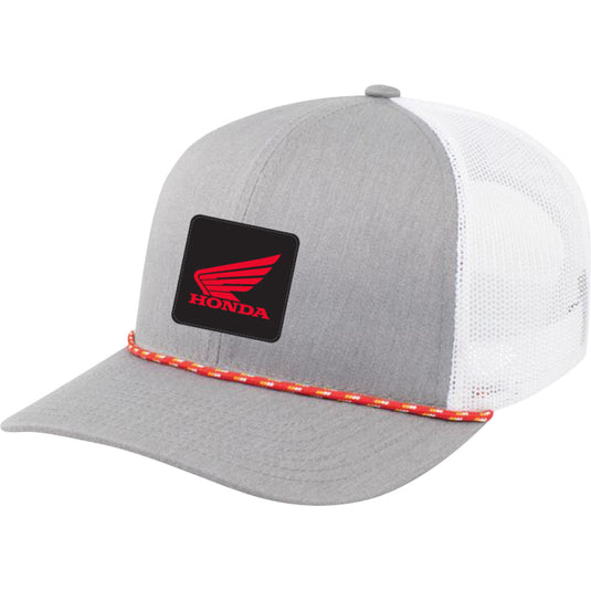 Factory Effex Honda Explorer Braided Snapback Hat (One Size Fits Most, Gray/White)