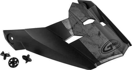 G-Max Visor with Screws for MX-46 Dominant Helmets - Matte Black/Grey - Md-2XL