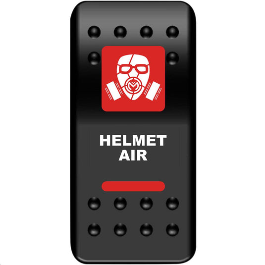 Moose Utility HMT-PWR-R Helmet Air Rocker Switch - Red