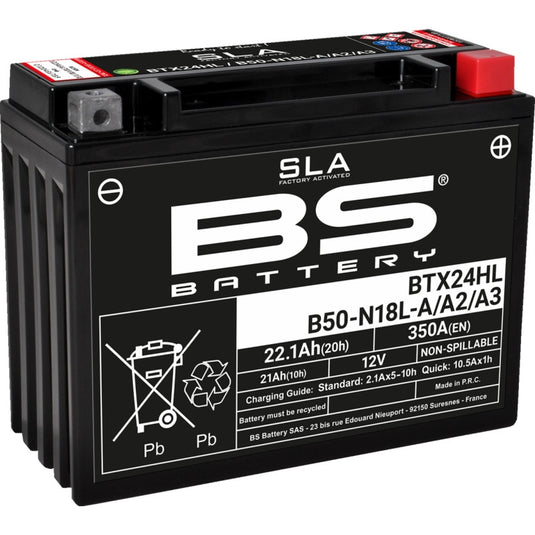Bs Battery 300770 SLA Factory-Activated AGM Maintenance-Free Battery