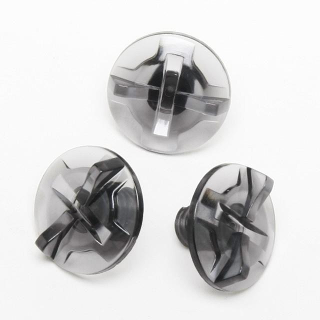 Shoei Cross Visor Screws for Offroad Helmet - Smoke