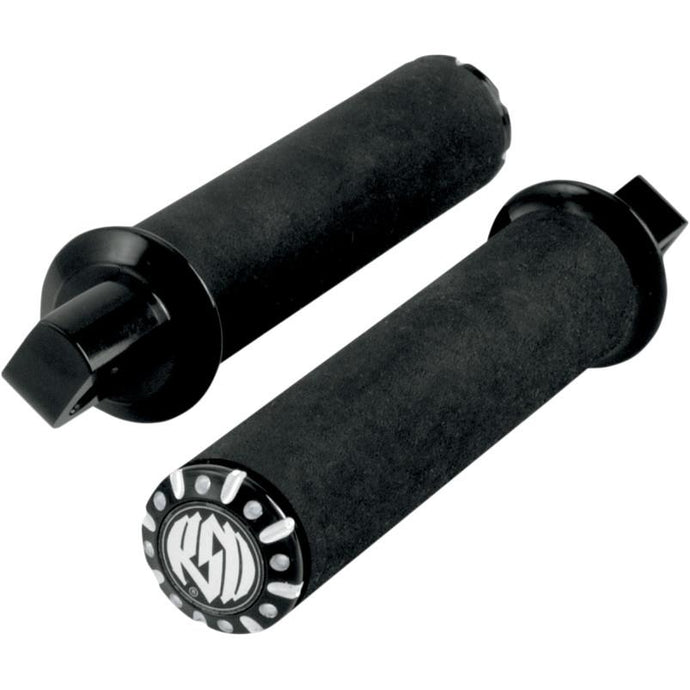 Rsd 0035-1093-BM Chrono Footpegs - Contrast Cut