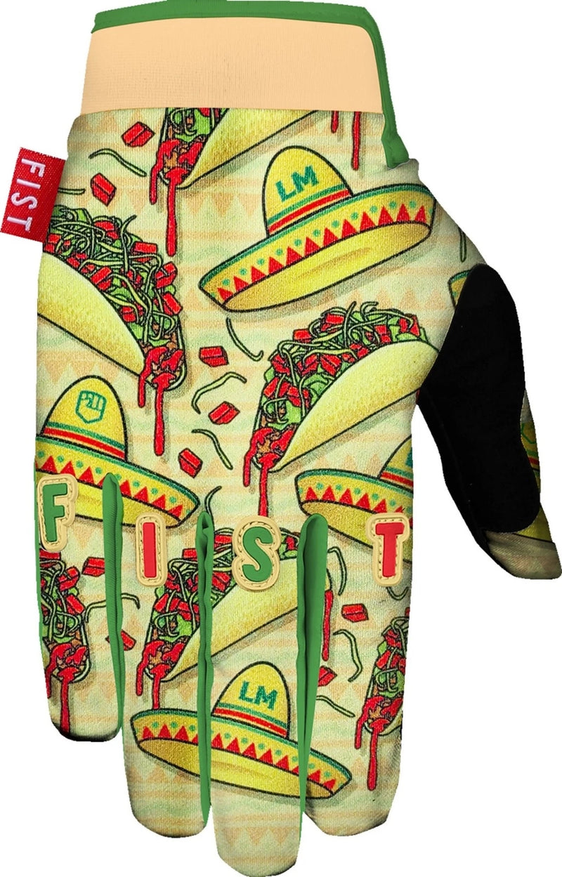 Load image into Gallery viewer, Fist Handwear Logan Martin Taco Tuesday Lil Fists Youth Gloves (Medium, Tan)
