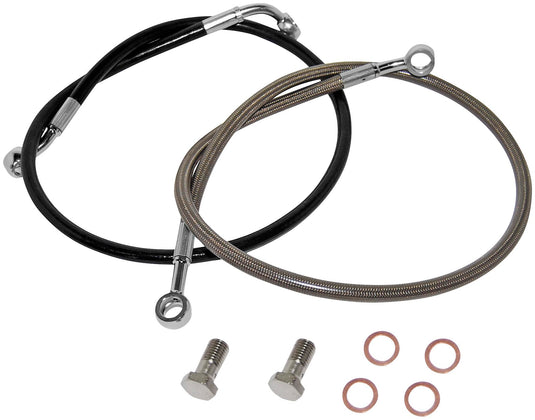 Streamline BAN-R-4SMOKE Brake Line Kit (+4in.) - Smoke